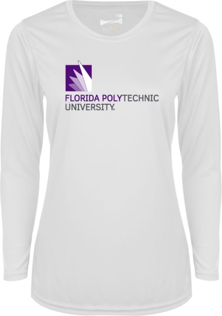 Florida Poly Univ Ladies Syntrel Performance Longsleeve Shirt Primary Mark Stacked - ONLINE ONLY