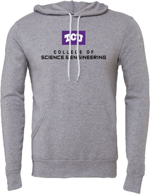 TCU Bella + Canvas Fleece Hood College of Science and Engineering - ONLINE ONLY