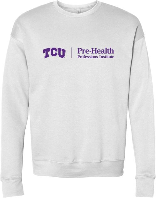 TCU Bella + Canvas Fleece Crew TCU Pre Health - ONLINE ONLY