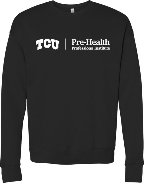 TCU Bella + Canvas Fleece Crew TCU Pre Health - ONLINE ONLY