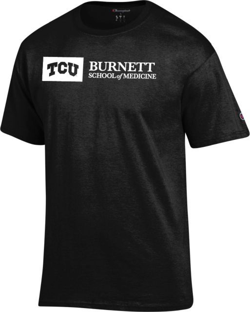 TCU Champion T Shirt TCU Burnett School of Medicine Horizontal - ONLINE ONLY