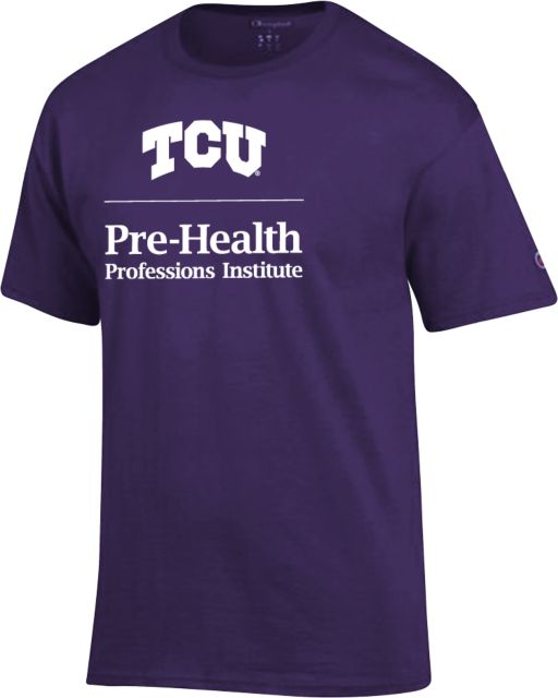 TCU Champion T Shirt TCU Pre Health Stacked - ONLINE ONLY