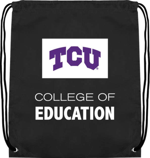 TCU Drawstring Backpack College of Education - ONLINE ONLY