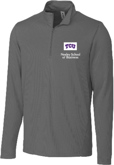 TCU Clique Ice Pique Titan Half Zip Neeley School of Business - ONLINE ONLY
