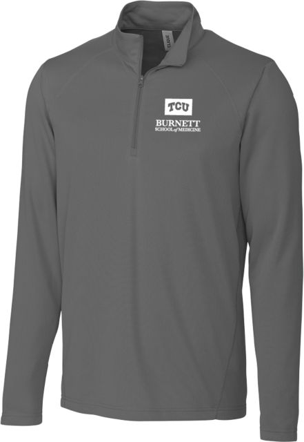 TCU C&B Titan Clique Ice Pique Half Zip TCU Burnett School of Medicine Vertical - ONLINE ONLY