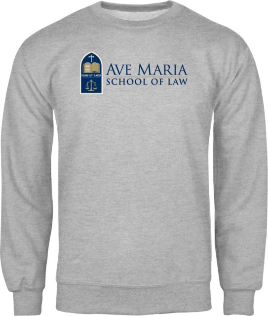 Ave Maria Law Fleece Crew Ave Maria School of Law Logo Flat - ONLINE ONLY