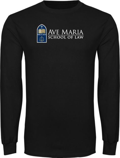 Ave Maria Law Long Sleeve T Shirt Ave Maria School of Law Logo Flat - ONLINE ONLY