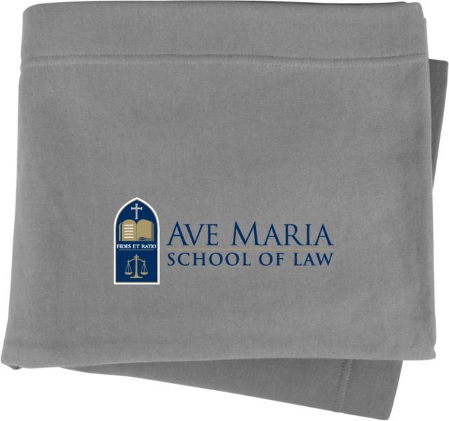 Ave Maria Law Sweatshirt Blanket Ave Maria School of Law Logo Flat - ONLINE ONLY