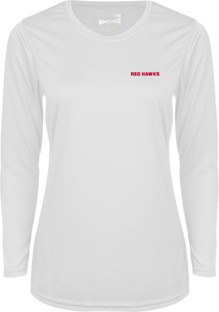 Montclair State Ladies Syntrel Performance Longsleeve Shirt Hawks Word Mark - ONLINE ONLY