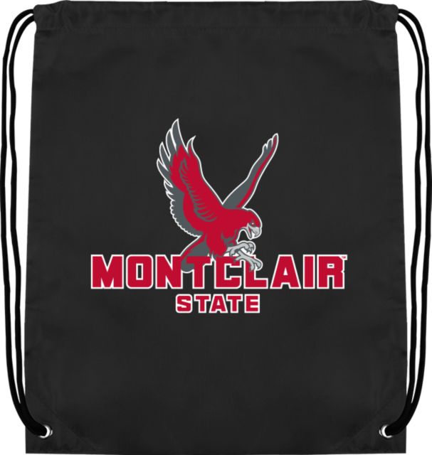 Montclair State Drawstring Backpack Primary Logo - ONLINE ONLY