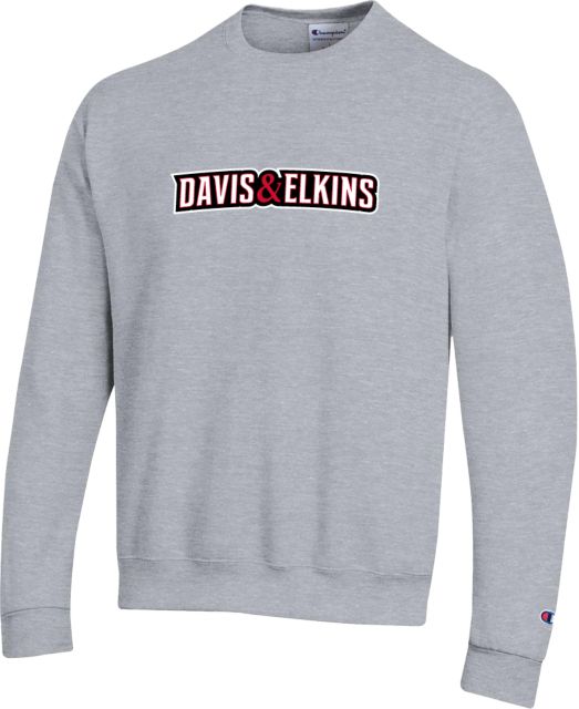 Davis & Elkins Champion Fleece Crew Davis and Elkins Wordmark - ONLINE ONLY