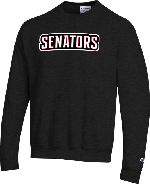 Davis & Elkins Champion Fleece Crew Senators Word Mark - ONLINE ONLY