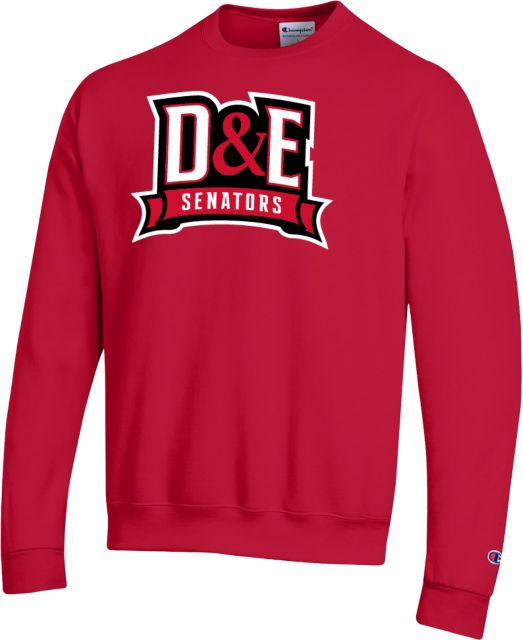 Davis & Elkins Champion Scarlet Fleece Crew D and E Senators - ONLINE ONLY