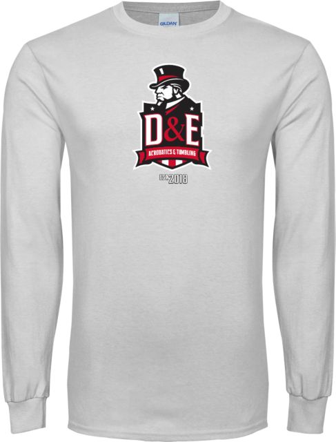 Davis and Elkins Long Sleeve T Shirt Acrobatics and Tumbling Established - ONLINE ONLY