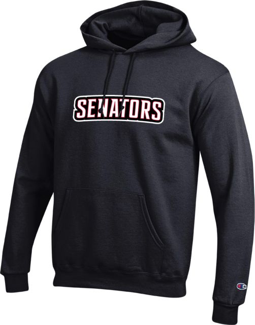 Davis & Elkins Champion Fleece Hoodie Senators Word Mark - ONLINE ONLY
