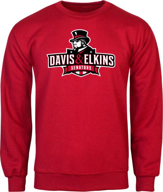 Davis & Elkins Fleece Crew Primary Mark - ONLINE ONLY