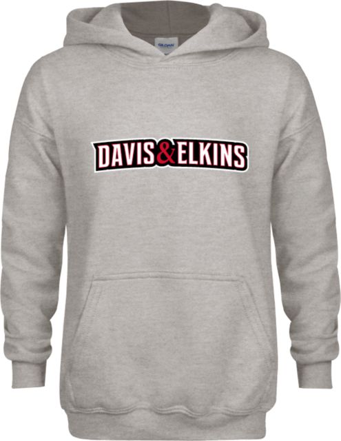 Davis & Elkins Youth Fleece Hood Davis and Elkins Wordmark - ONLINE ONLY
