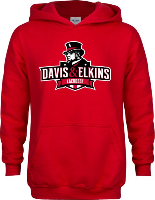 Davis and Elkins Youth Fleece Hoodie Lacrosse - ONLINE ONLY