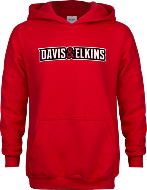 Davis & Elkins Youth Fleece Hoodie Davis and Elkins Wordmark - ONLINE ONLY