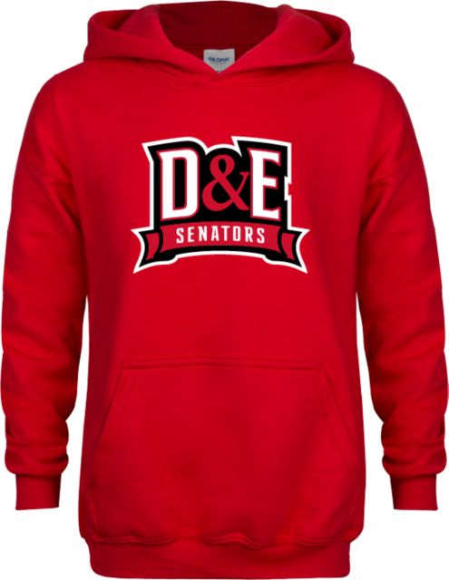 Davis & Elkins Youth Fleece Hoodie D and E Senators - ONLINE ONLY