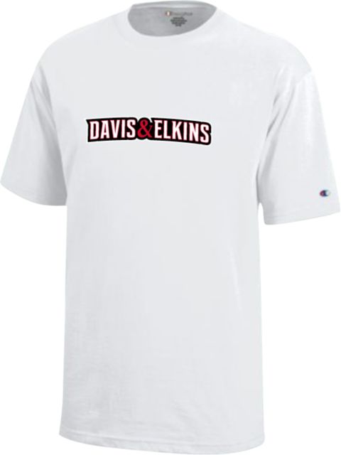 Davis & Elkins Champion Youth Short Sleeve Tee Davis and Elkins Wordmark - ONLINE ONLY