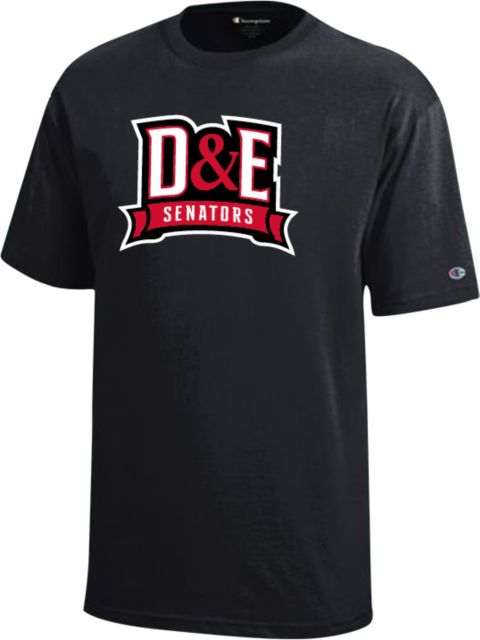 Davis & Elkins Champion Youth Short Sleeve Tee D and E Senators - ONLINE ONLY