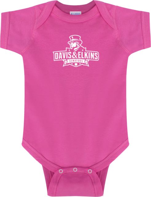 Davis & Elkins Fuchsia Infant Bodysuit Primary Mark - ONLINE ONLY