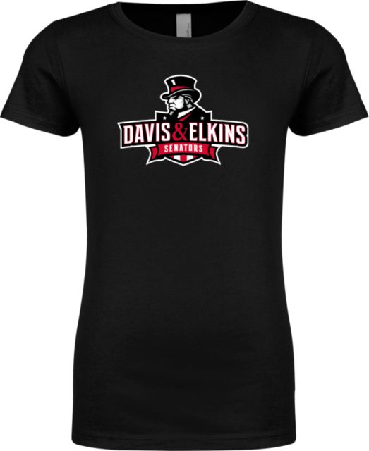 Davis & Elkins Next Level Girls Fashion Fit T Shirt Primary Mark - ONLINE ONLY