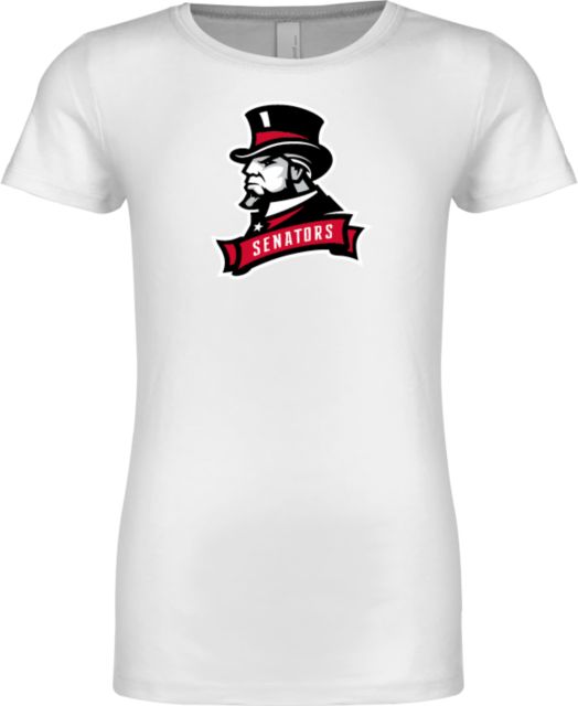 Davis & Elkins Next Level Girls Fashion Fit T Shirt Senators - ONLINE ONLY