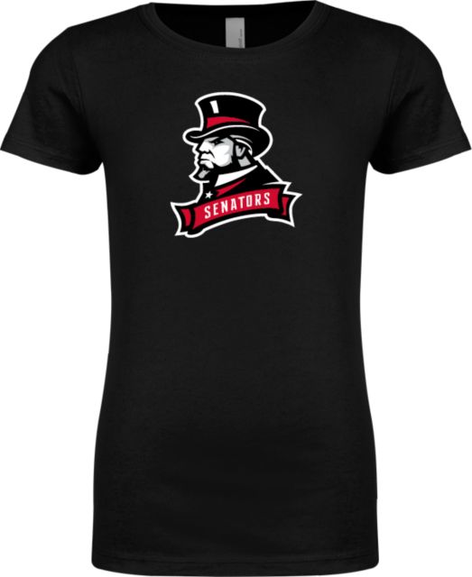 Davis & Elkins Next Level Girls Fashion Fit T Shirt Senators - ONLINE ONLY