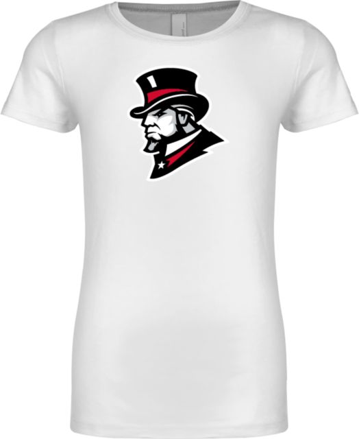 Davis & Elkins Next Level Girls Fashion Fit T Shirt Senator Head - ONLINE ONLY