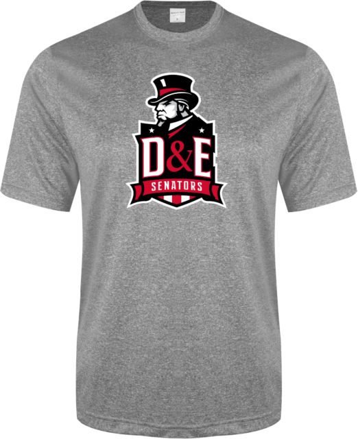 Davis & Elkins Heather Performance Contender Tee DE Senators - ONLINE ONLY