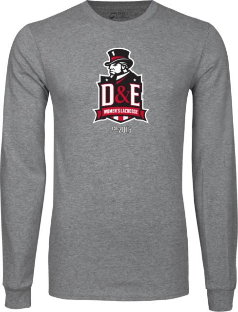 Davis and Elkins Long Sleeve T Shirt Womens Lacrosse Established - ONLINE ONLY