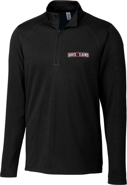 Davis & Elkins C&B Clique Ice Pique Half Zip Davis and Elkins Wordmark - ONLINE ONLY