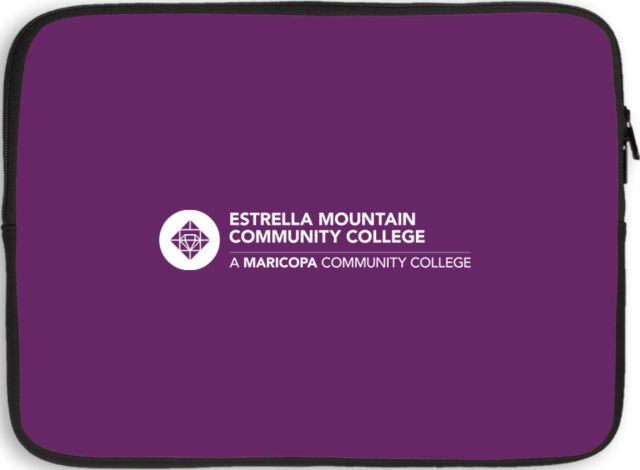 Estrella Mountain 13 inch Neoprene Laptop Sleeve Primary Mark - ONLINE ONLY
