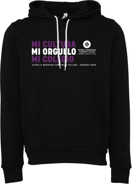 Estrella Mountain Bella + Canvas Fleece Hood Mi Universidad Mi Orgullo - ONLINE ONLY