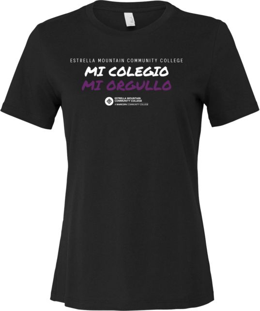 Estrella Mountain Bella + Canvas Womens Relaxed Cotton T Shirt Cultura Hispana - ONLINE ONLY