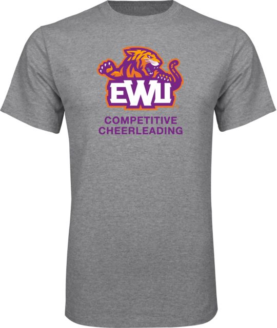 Edward Waters Grey T-Shirt EWU Competitive Cheerleading - ONLINE ONLY