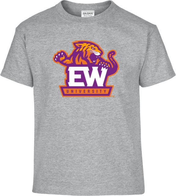 Edward Waters Youth White T-Shirt EW Tiger Primary - ONLINE ONLY