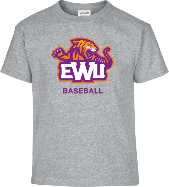 Edward Waters Youth White T-Shirt EWU Baseball - ONLINE ONLY