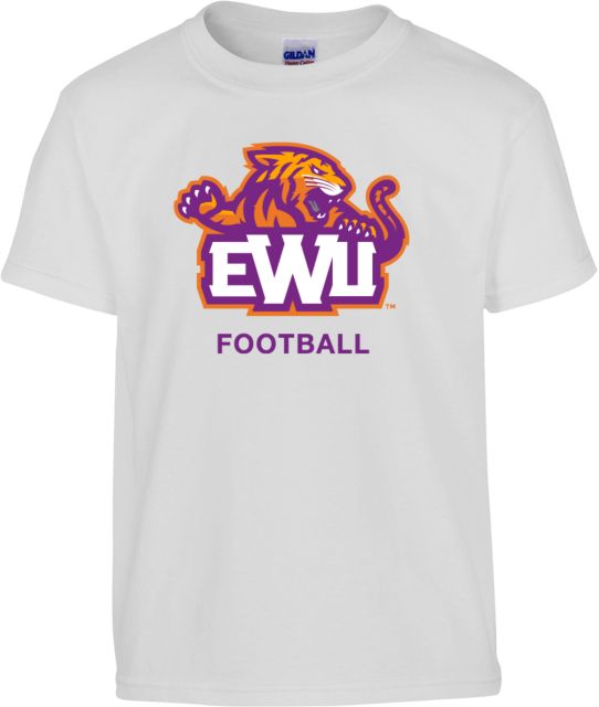 Edward Waters Youth White T-Shirt EWU Football - ONLINE ONLY