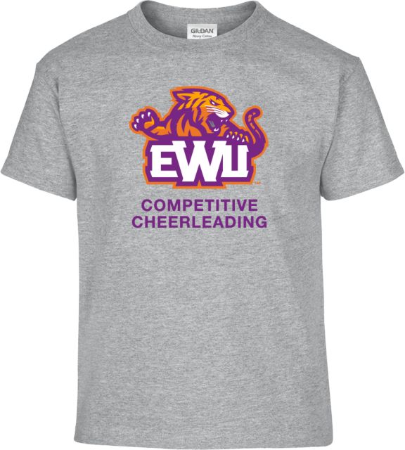 Edward Waters Youth White T-Shirt EWU Competitive Cheerleading - ONLINE ONLY