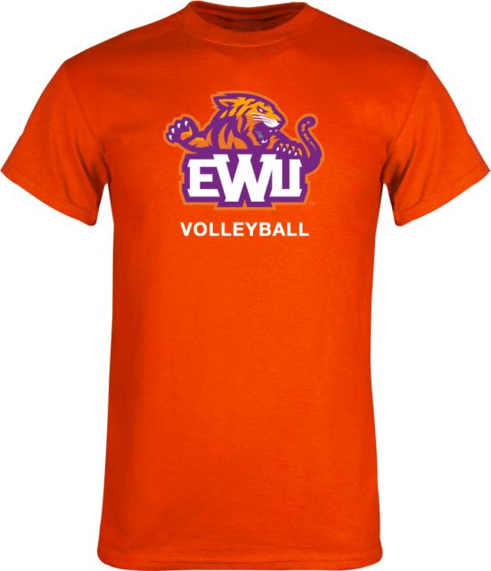Edward Waters Orange T-Shirt EWU Volleyball - ONLINE ONLY