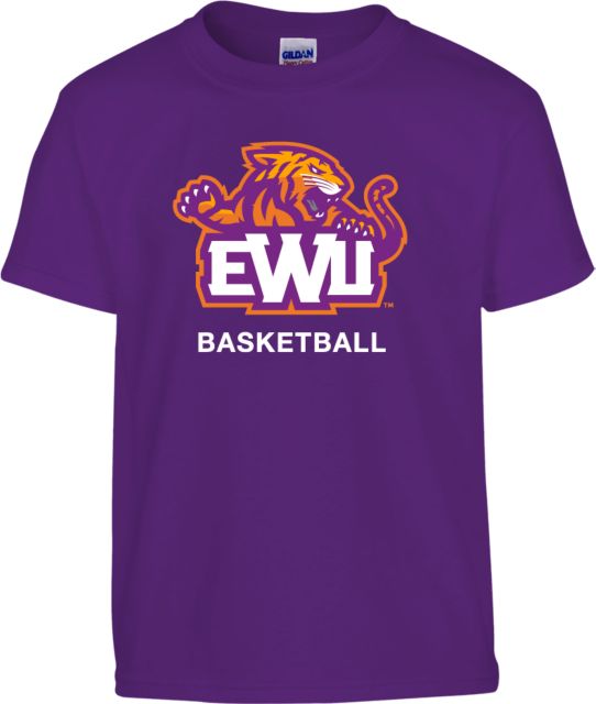 Edward Waters Youth Purple T-Shirt EWU Basketball - ONLINE ONLY