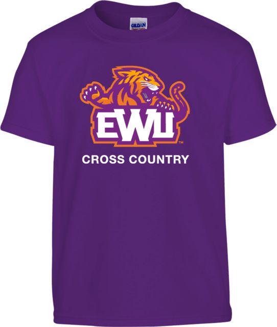 Edward Waters Youth Purple T-Shirt EWU Cross Country - ONLINE ONLY