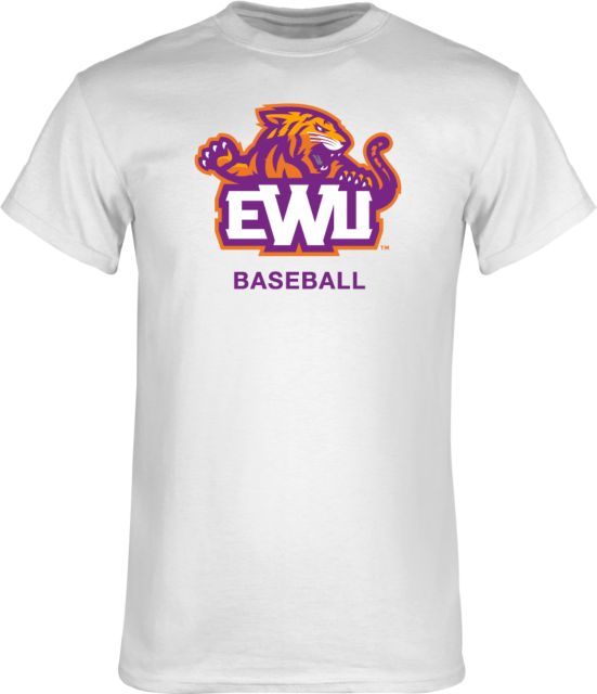Edward Waters White T-Shirt EWU Baseball - ONLINE ONLY