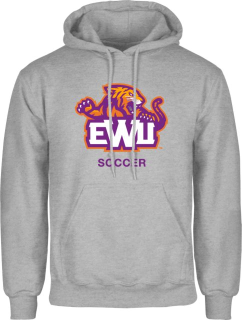 Edward Waters Grey Fleece Hoodie EWU Soccer - ONLINE ONLY