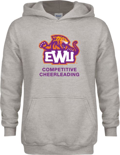 Edward Waters Youth Grey Fleece Hood EWU Competitive Cheerleading - ONLINE ONLY