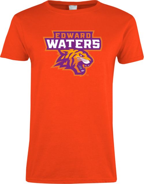 Edward Waters Ladies Orange T-Shirt EW Tiger Head Primary - ONLINE ONLY