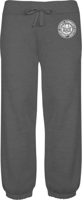 Mercer ENZA Womens Banded Fleece Capri Mercer County Community College Seal - ONLINE ONLY